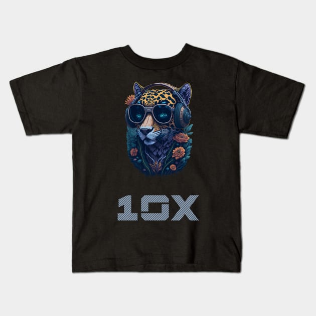 10X Kids T-Shirt by vaporgraphic